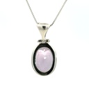 Amethyst Pendant In Sterling Silver