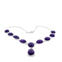 Amethyst Necklace In Sterling Silver