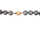 Tahitian Pearl Necklace With 14ct Yellow Gold Ball Clasp