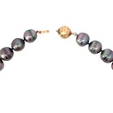 Tahitian Pearl Necklace With 14ct Yellow Gold Ball Clasp
