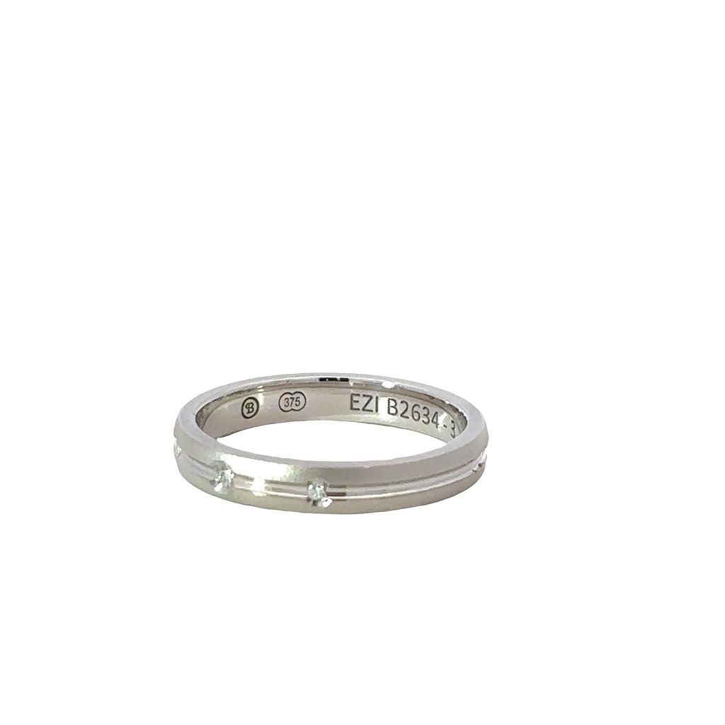 Diamond 9ct White Gold Ring
