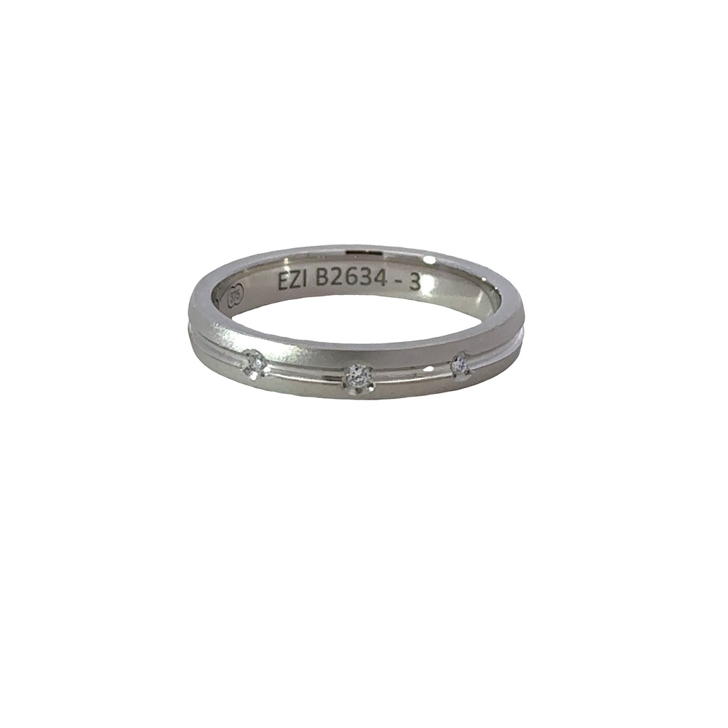 Diamond 9ct White Gold Ring