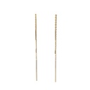 Thread Earrings In 9ct Yellow Gold
