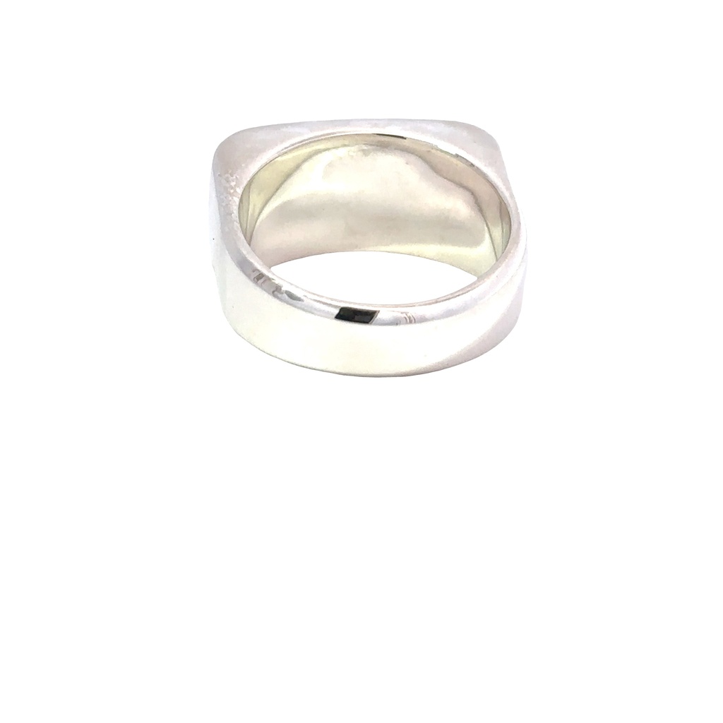 Signet Ring Large In Sterling Silver