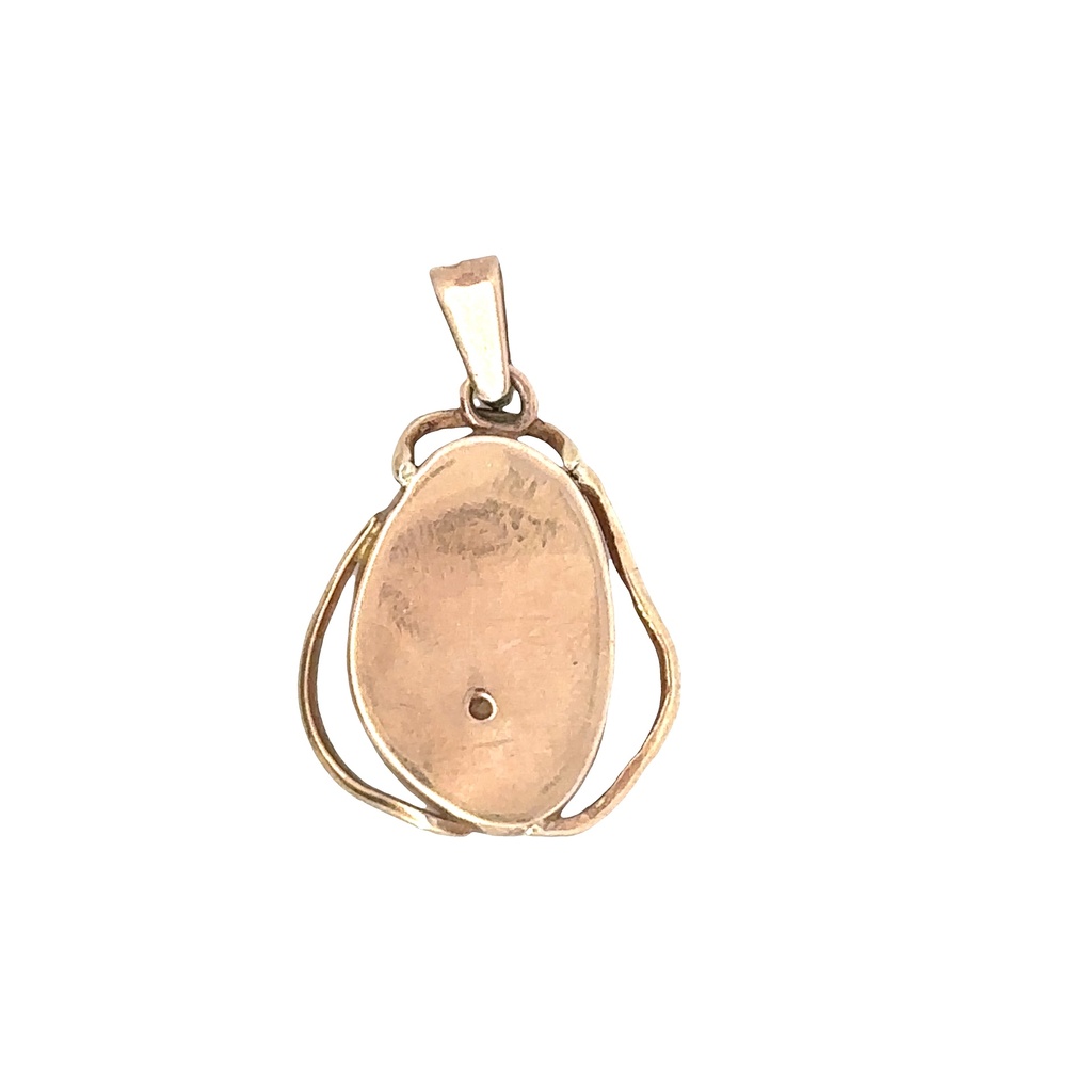 Crystal Opal Pendant In 9ct Yellow Gold