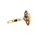 Crystal Opal Ring in 9ct Yellow Gold