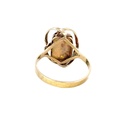 Crystal Opal Ring in 9ct Yellow Gold