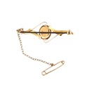 Triplet Opal Brooch In 9ct Yellow Gold