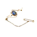 Triplet Opal Brooch In 9ct Yellow Gold