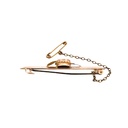 Doublet Opal Brooch In 9ct Yellow Gold