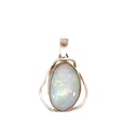Crystal Opal Pendant In 9ct Yellow Gold