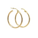 Hoop Earrings In 18ct Yellow
