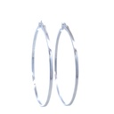 Sterling Silver Square Hoop Earrings
