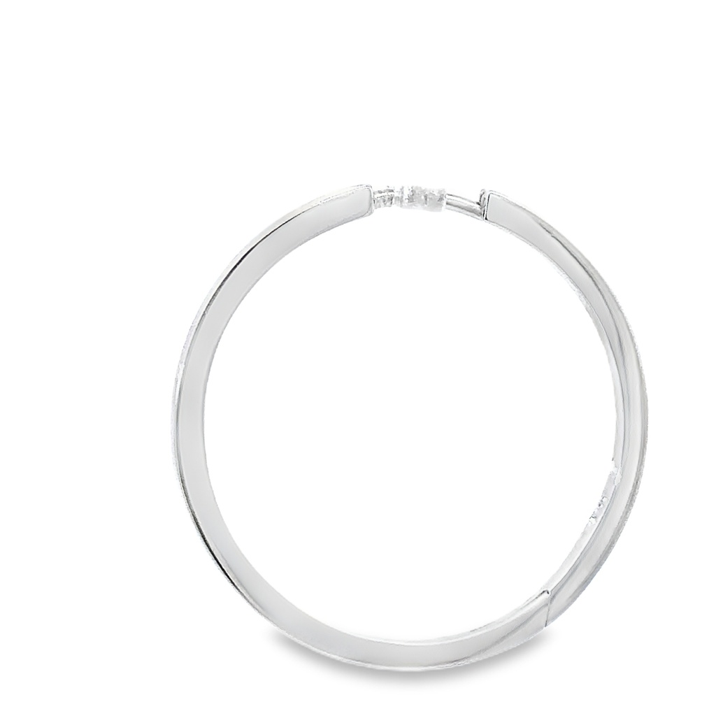 Huggie Earring In Sterling Silver 26.5mm