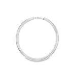 Huggie Earring In Sterling Silver 26.5mm