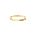 Yellow And White Sapphire 18ct Yellow Gold Ring