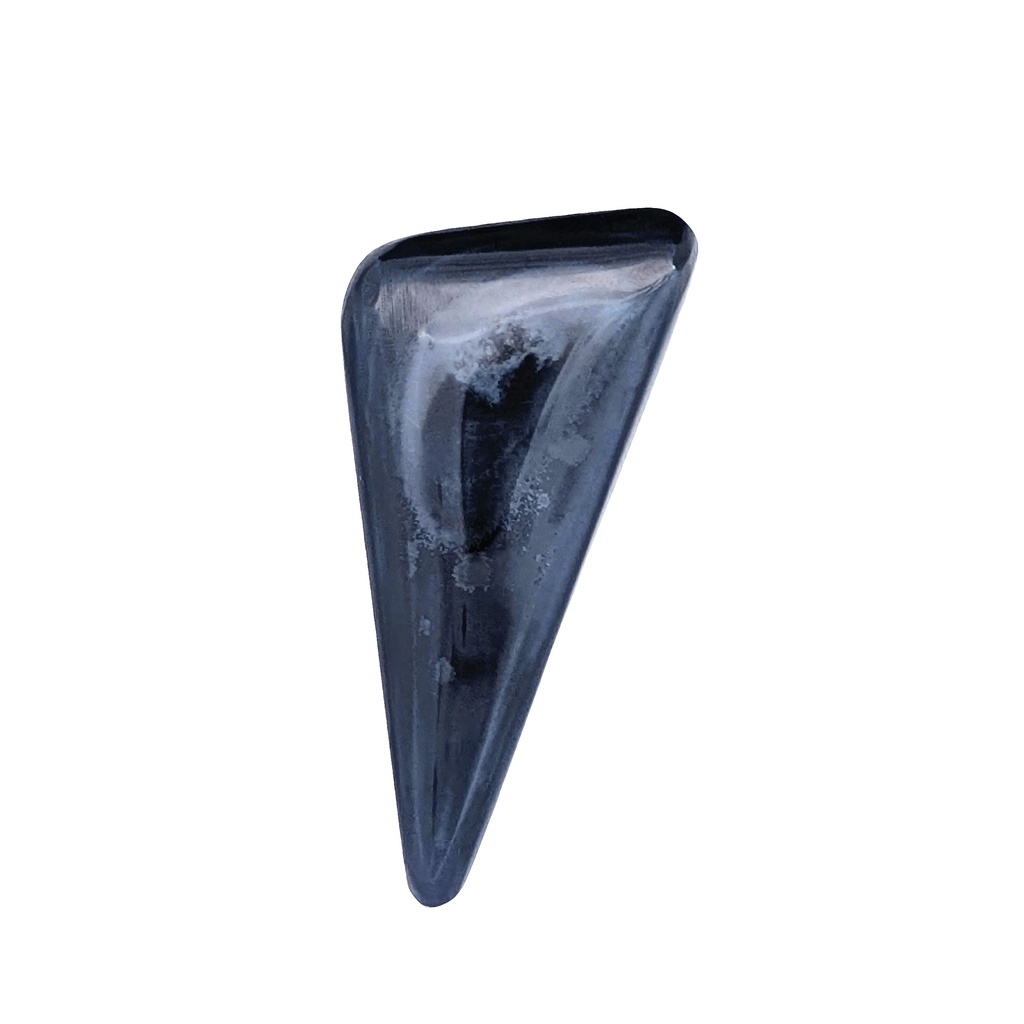 Organic Triangle Shaped Blue Opal