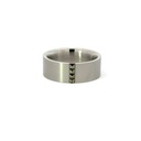 Stainless Steel Mens Satin Ring
