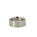 Stainless Steel Mens Satin Ring