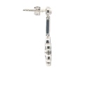 Flower Earrings With Cubic Zirconia And Opal Doublets