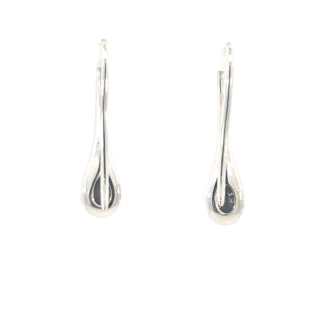 Solid Boulder Opal Earrings In Sterling Silver