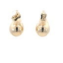 Stud Earrings | Bold Tear Drop In 9K Yellow Gold