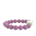 Dyed Agate Stone Bead Bracelet