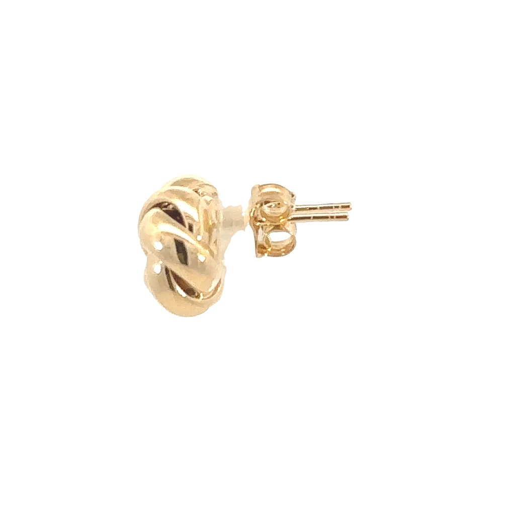 Knot Earrings In 9ct Yellow Gold