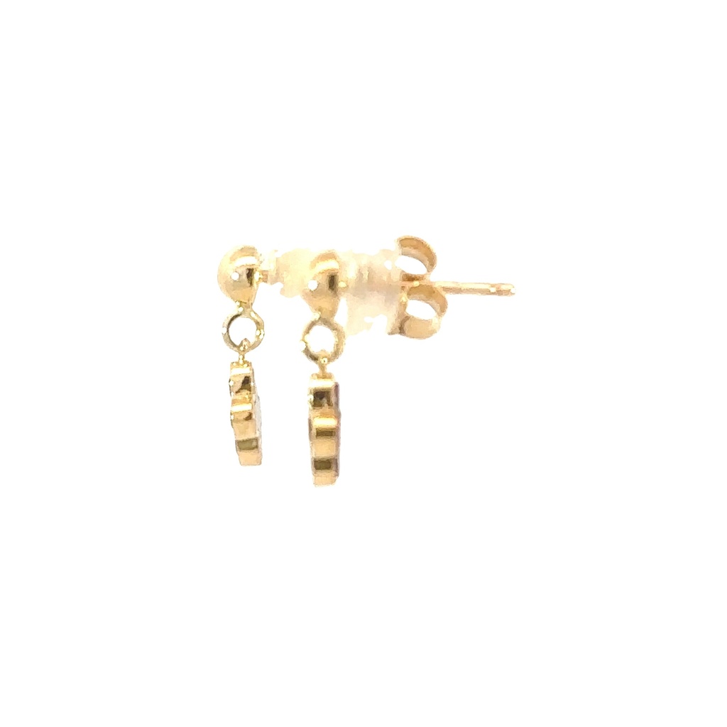 Lapis Stud Earrings| 9ct Yellow Gold