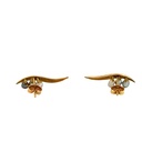 Pearl Stud Earrings In 18K Yellow Gold