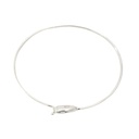 Silver Bangle Organic Swirl (copy)