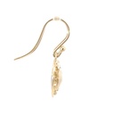 Earring Drops|Sunburst In 9K Gold