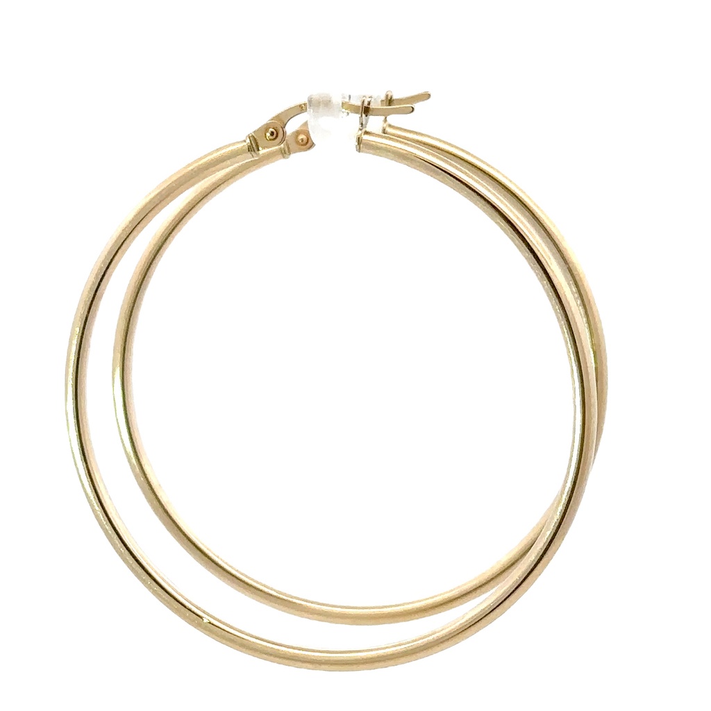 Hoop Earrings Large In 9ct Yellow Gold