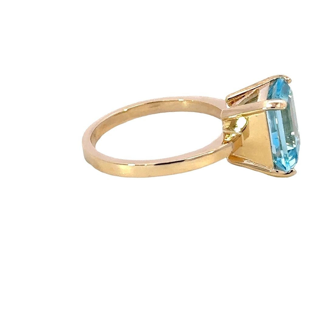 Blue Topaz Ring | 9K Gold