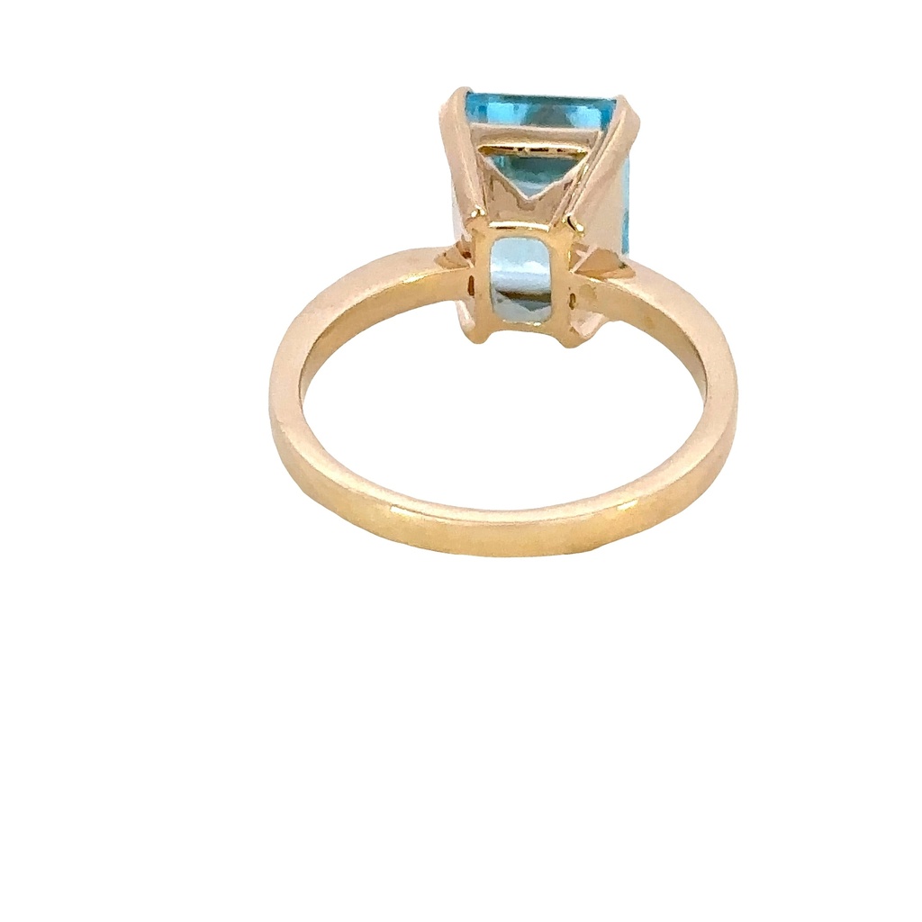Blue Topaz Ring | 9K Gold
