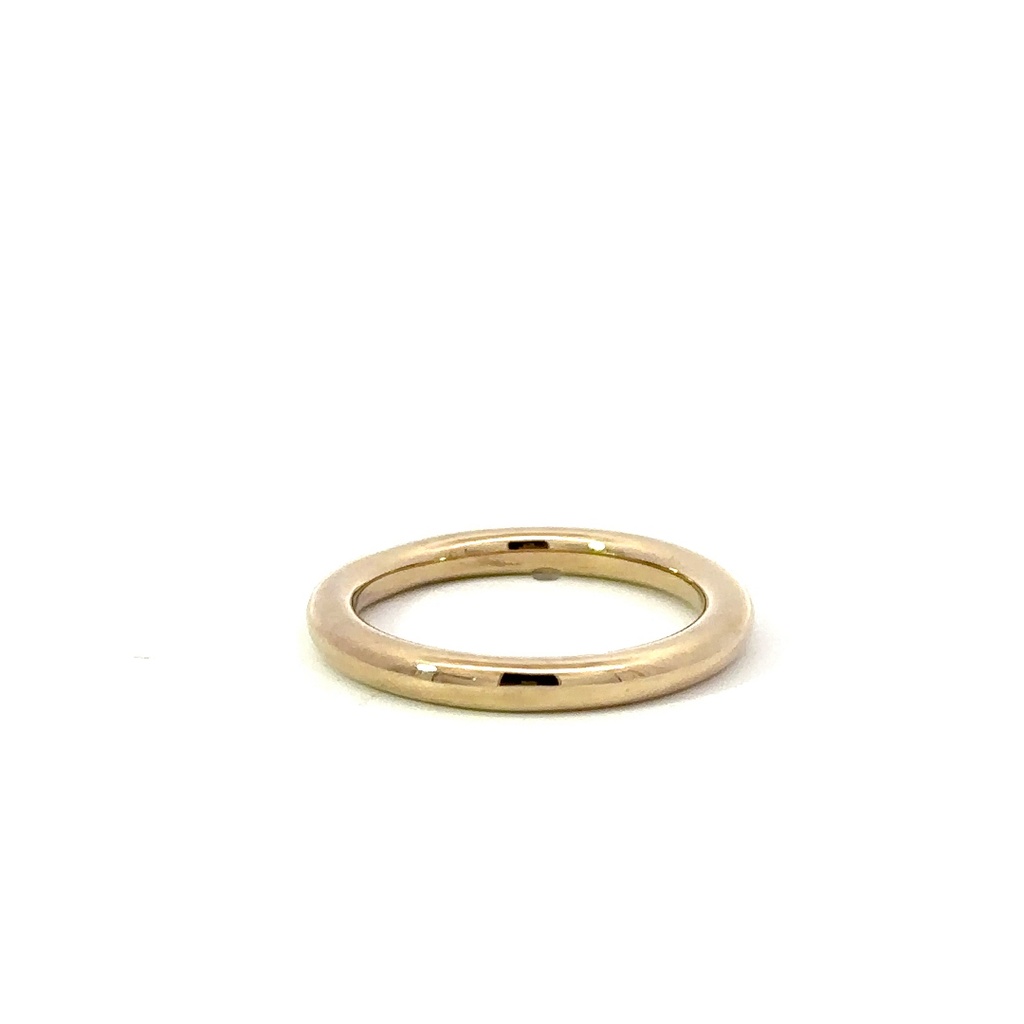 9ct Yellow Gold Round Profile Wedding Ring
