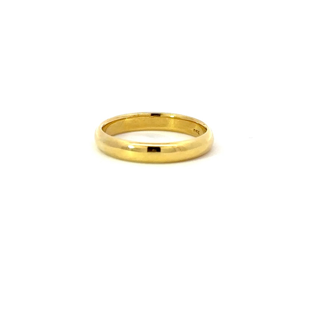 18ct Yellow Gold Mens Wedding Band