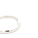 Silver Bangle With Twist