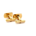 18ct Yellow Gold Cufflinks Florentine Finish