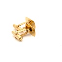 18ct Yellow Gold Cufflinks Florentine Finish