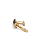 9ct Yellow Gold Oval Onyx Cufflinks
