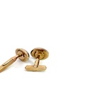 9ct Yellow Gold Oval Onyx Cufflinks