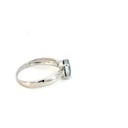 Silver Triplet Opal Ring with Multi Colours