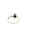 Silver Triplet Opal Ring with Multi Colours