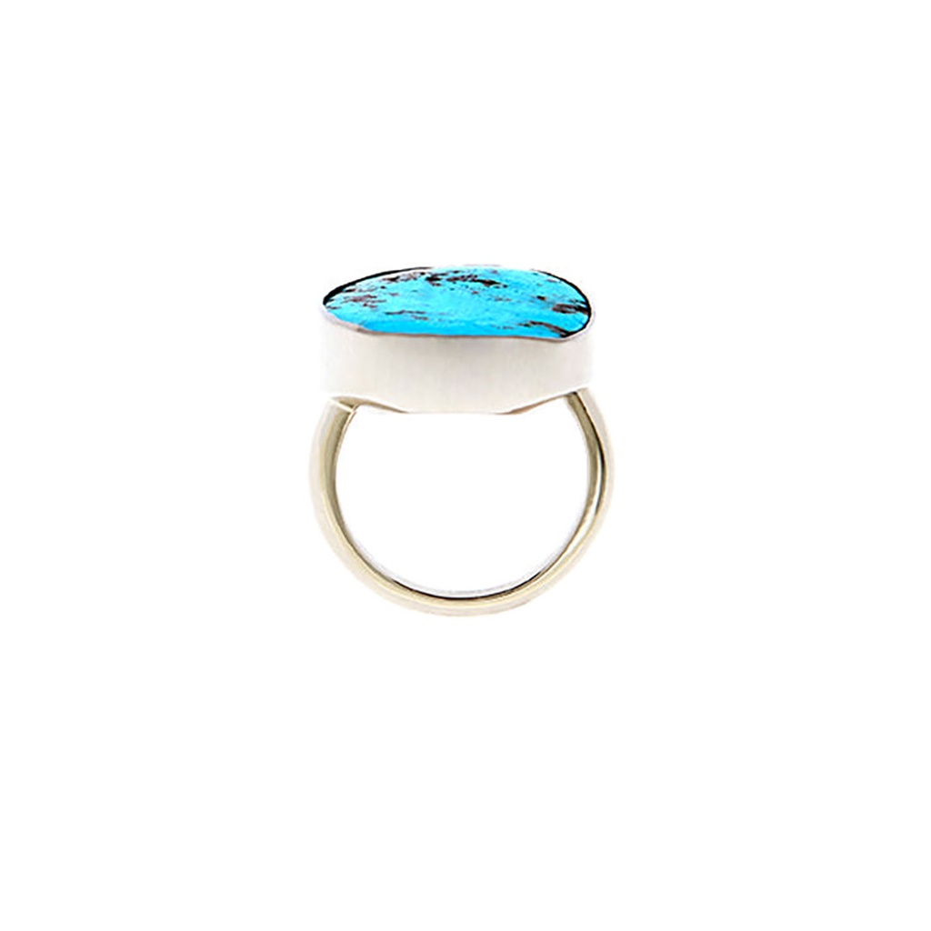 18ct White Gold Turquoise Ring