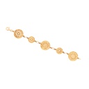 18ct Yellow Gold PNG Buka Design Bracelet