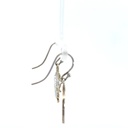 Sterling Silver Bird of Paradise Earrings