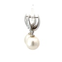 14K south sea pearl on hoop