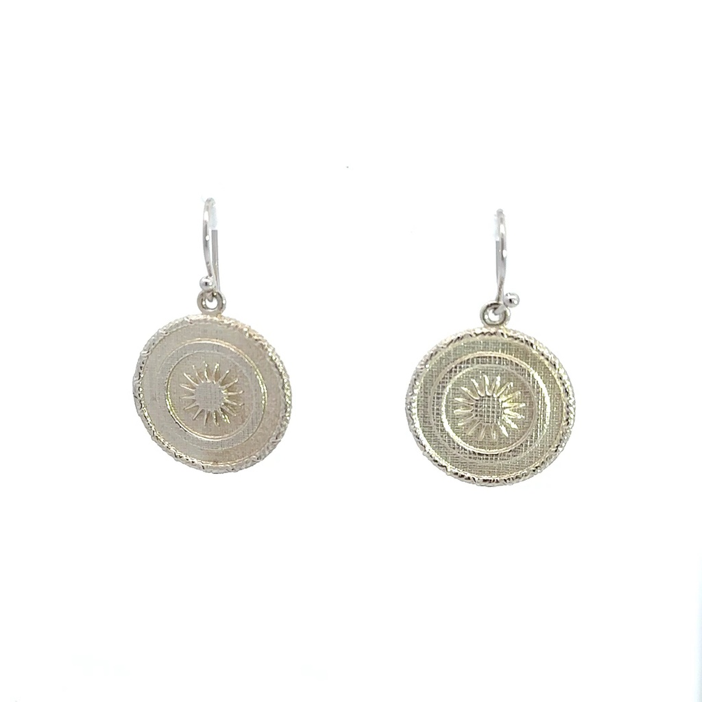 Sterling Silver Gorka Basket Design Earrings