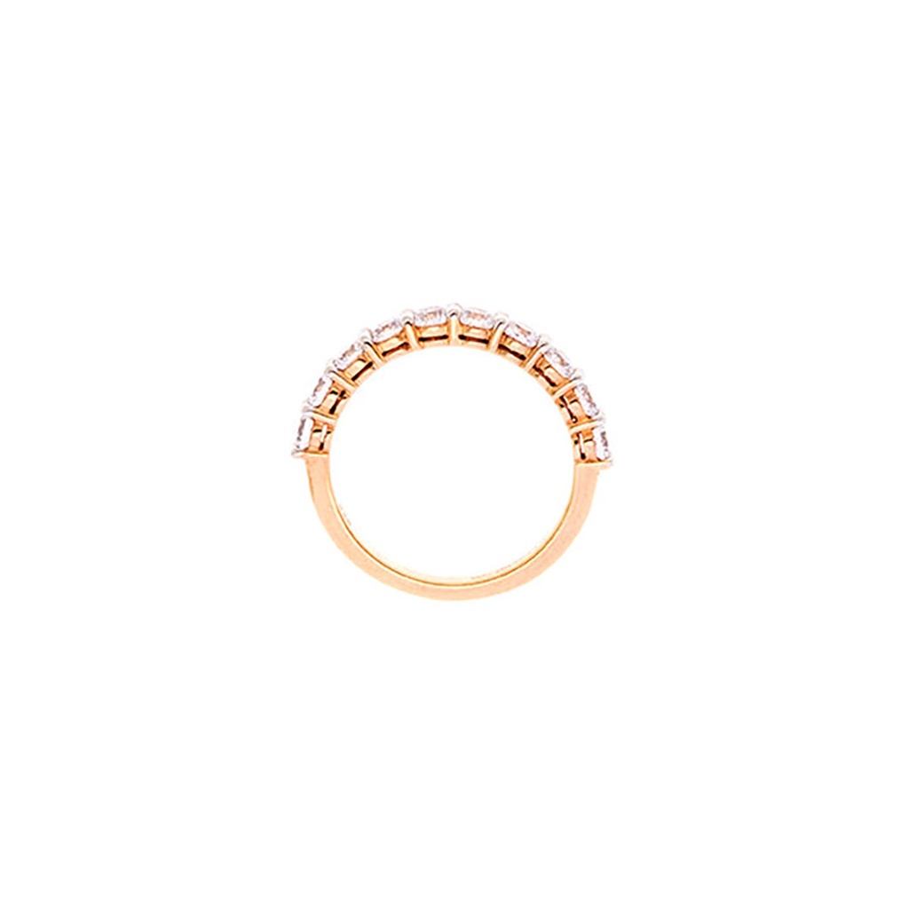 18ct Yellow Gold Diamond Half Eternity Ring